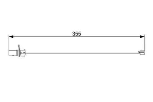 Датчик тормозных колодок BOSCH 1 987 473 559 электронный