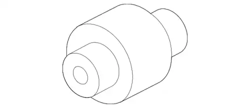 сайлентблок задней цапфы! Audi Q3 19> 5Q0505553A VAG