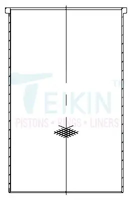к-кт гильз блока цилиндров! Nissan Patrol/Terrano 2.7TD/4.2D 88> LFF44267 TEIKIN