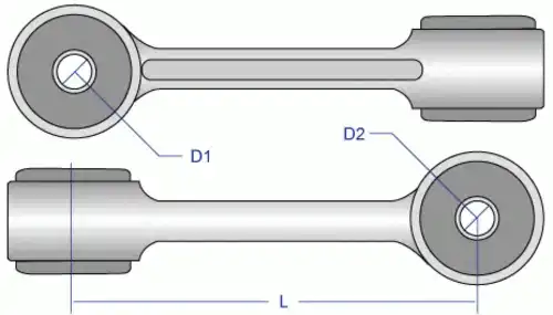 Тяга стабилизатора MOOG ME-LS-0725