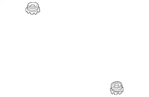 сайлентблок ! рамы двигателя Volvo XC70 8678497