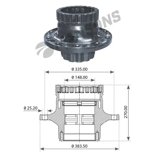 Ступица MANSONS 900.464.1