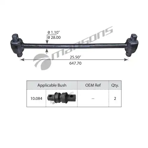 Тяга (штанга) реактивная MANSONS 580.030