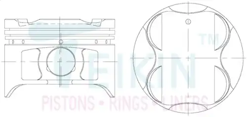 к-кт поршеней! 6шт., 0.50 Toyota Camry 3.0 3VZ-FE 91-96 46281050 TEIKIN