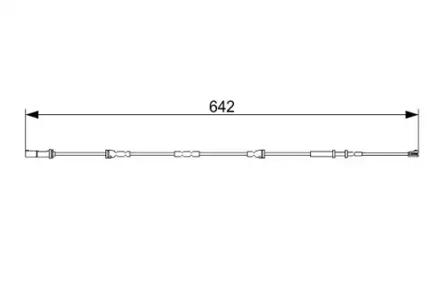 Датчик тормозных колодок BOSCH 1 987 473 544 электронный