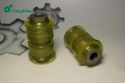 шарнир ушка рессоры !н/о, ребристый, полиуретанМАЗ-4370, АМАЗ-256 4370-2902230-15 СПЕЦМАШ