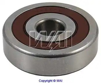 подшипник шариковый генератора !17x62x20 Volvo FH/FM, Scania 6-6403-4W WAI