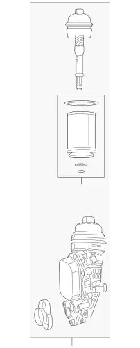 Фильтр масляный MB 270 180 05 00