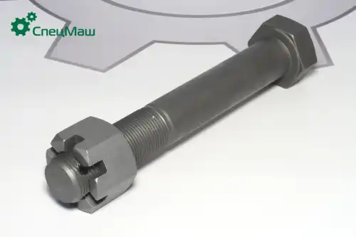 болт!шарнира полурессоры в сборе с гайкой, М30х2х200 МАЗ-5551,5516,5440,6422,6430 54327-2912478-79 СПЕЦМАШ