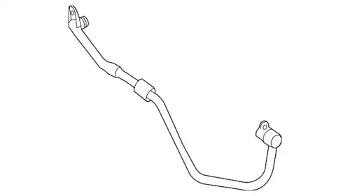 трубка системы охлаждения! MB X164 278 200 09 00