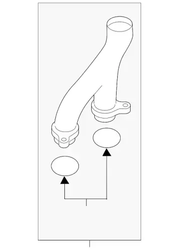 патрубок системы охлаждения! Jaguar XJ 5.0i LR092992 LAND ROVER
