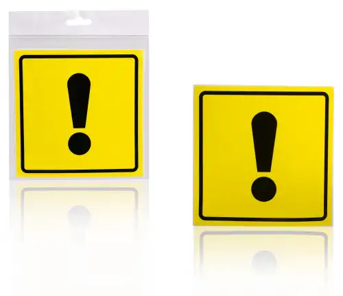 знак 'начинающий водитель'гост, наружный, самоклеящийся! AZN03 AIRLINE