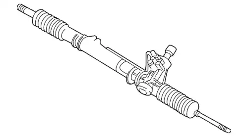 пыльник рейки рулевой! правый Mitsubishi Pajero II 90-00 MR510272