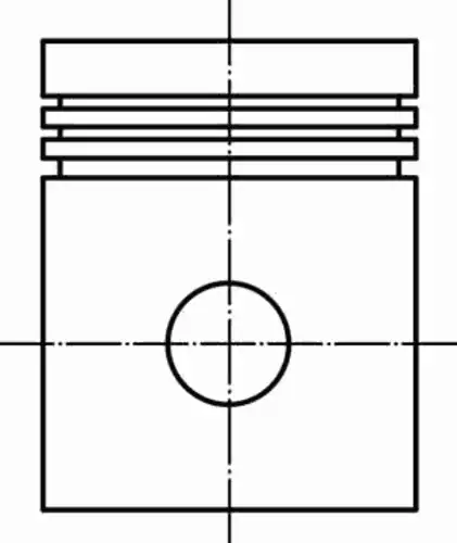 поршень! d79x1.2x1.5x2.5 +0.5 Opel Astra/Zafira/Vectra 1.6 16V 98> 012 12 03 MAHLE