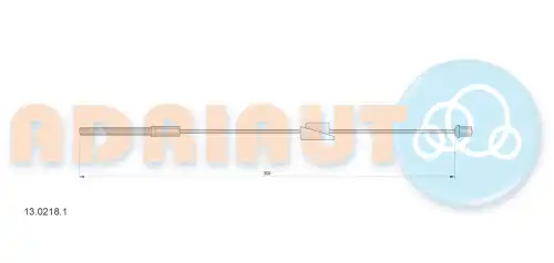 Трос ручного тормоза ADRIAUTO 13.0218.1