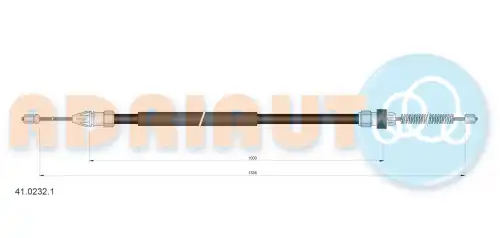 Трос ручного тормоза ADRIAUTO 41.0232.1