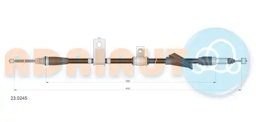 Трос ручного тормоза ADRIAUTO 23.0245