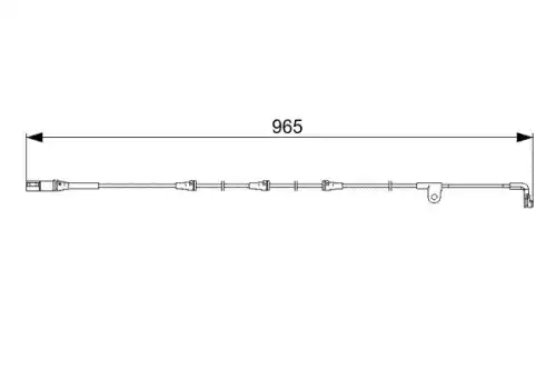 Датчик тормозных колодок BOSCH 1 987 473 027 электронный