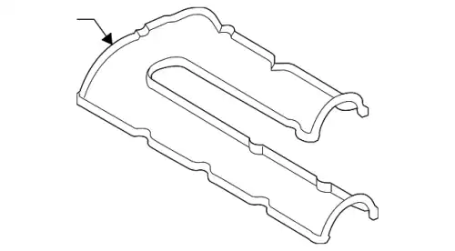 Прокладка клапанной крышки FORD DS7Z-6584-B
