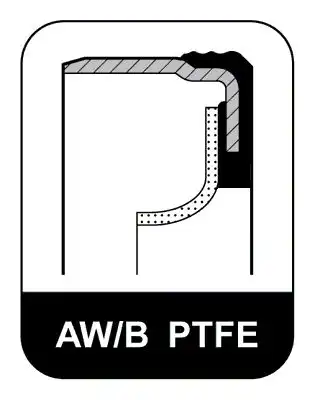 сальник коленвала! 135x153x13 PTFE SCANIA 345.000 ELRING