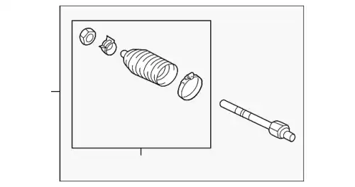 Рулевая тяга JAGUAR T2R17324