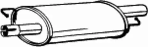 глушитель средняя часть! VW T5 2.5TDI 03> 233-577 BOSAL