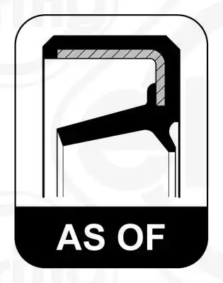 сальник! 18x27x5/8 VW 244.082 ELRING