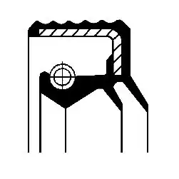 сальник! 55x80x10 BASL2X67IVECO 010 295 98B CORTECO