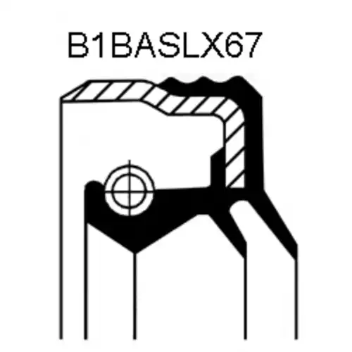 сальник дифференциала! 40x55x8 Ford Escort/Fiesta/Orion 1.1-1.8/1.6D/1.8D 80> 120 195 97B CORTECO