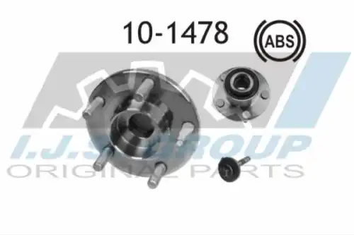 к-кт подшипника ступицы передн.! Volvo S40/C30/V50/C70 03> 101478 IJS