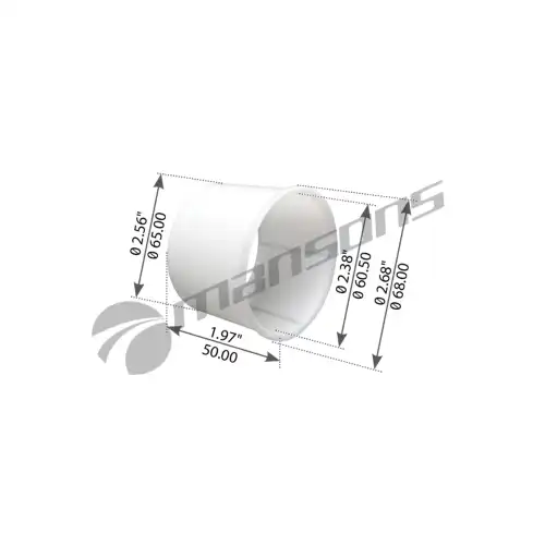 втулка шкворня! (п) 60.5x65x68x48mm Volvo FH12/FM9/10, RVI 900.049 MANSONS