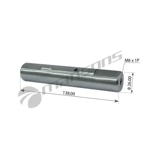 палец рессоры! d26x138mm маслен. M8x1 DAF 85/95 200.219 MANSONS