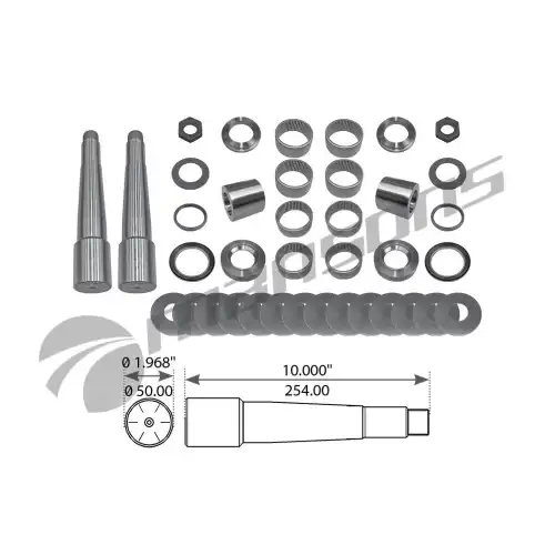 р/к шкворней! (м) на ось шкворни,втулки,подшипники,шайбы, L249 DAF 65/75/85/95CF/XF105 200121 MANSONS