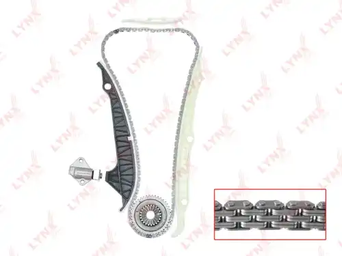 рем.к-кт цепи ГРМ! Audi A4 1.8/2.0 07>, VW Passat 6 1.8/2.0 11> TK-0009 LYNXAUTO