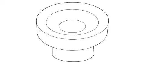 втулка опоры радиатора! MB W205/X253 099 504 72 00
