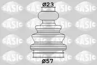 к-кт пыльника ШРУСа внутреннего! Audi A4 2.0 00-04 1906097 SASIC