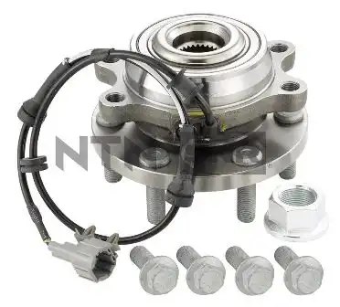 к-кт подшипника ступицы !передн. Nissan Navara 05>/Pathfinder 05> R168.130 SNR