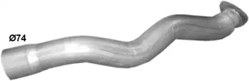 69.64, ТРУБА ГЛУШИТЕЛЯ ПРИЁМНАЯ POLMOSTROW, ПОЛЬША