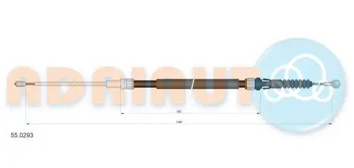 Трос ручного тормоза ADRIAUTO 55.0293