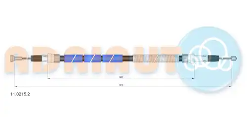 Трос ручного тормоза ADRIAUTO 11.0215.2
