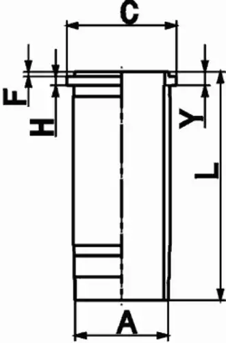 гильза !d130.175 Volvo дв. TD120/121/122 F(USA)/FL/FH 89 399 110 KS