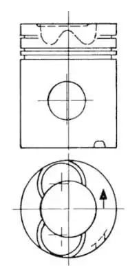 поршневая группа !d127 Scania DSC11.01/12/13/17/18/,DS11-34/73. 1987-> 90 759 961 KS