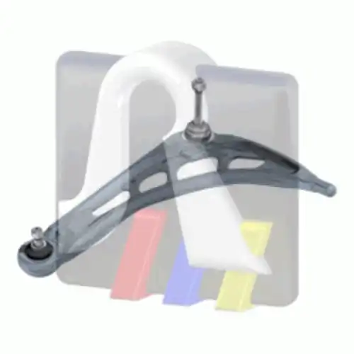 Рычаг подвески RTS 96-09569-2 слева