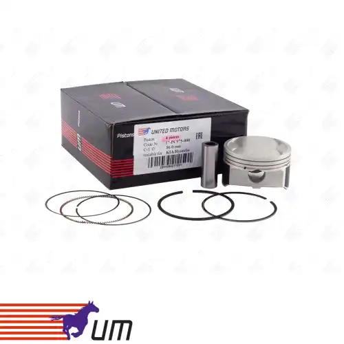 поршень с кольцами! d86 STD Hyundai ix35/Sonata 09> 17-PC975-000 UNITED MOTORS