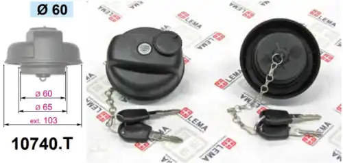 Крышка топливного бака (бензобака) LE.MA. 10740.T