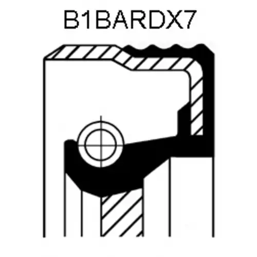 сальник КПП !  43x58x7 MB W126/W163/W140/W220 2.7-5.5 85> 010 200 45B CORTECO