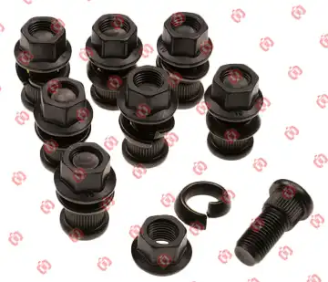 болт крепления прицепного шкворня! в сборе (болт+гайка+гровер) M14x1.5 для KZ0912 90.17.25 ONYARBI