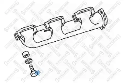 болт выхлопной системы !M10x1.5x95/85/75 MB 81-08503-SX STELLOX