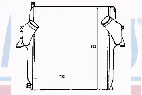 Интеркулер NISSENS 96972
