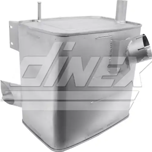 резонатор(бочка) глушителя !ЕВРО 3 прямоугольный MB Actros 1831-4148 50450 DINEX